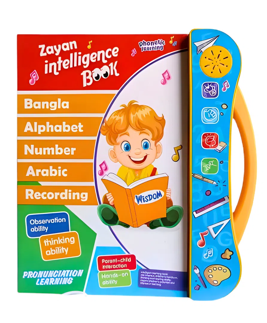 Zayan 39-Page Intelligence Talking Book (Combo) – Free LCD Writing Tablet & Magic Water Book - Image 2
